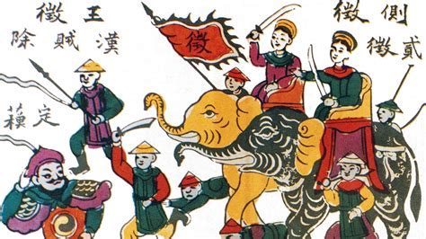 Die Rebellion der Schwestern Trưng gegen die chinesische Herrschaft: Ein Aufstand für Freiheit und Unabhängigkeit